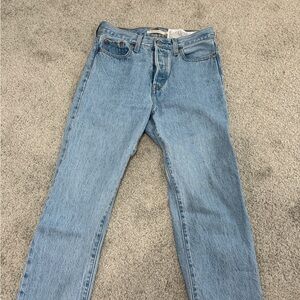 Levi's Light Blue Straight Leg Jeans